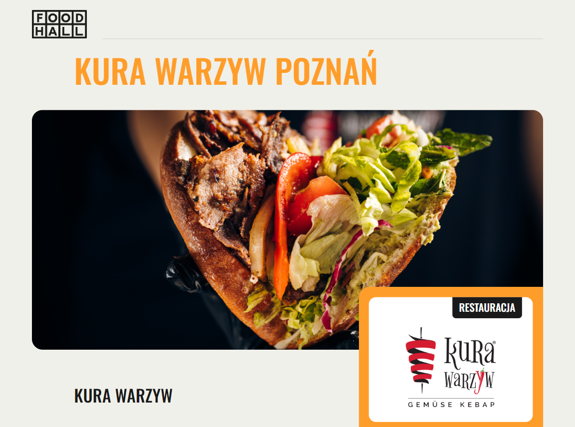 Kura Warzyw Poznań – co znajdziesz w menu i który wariant kebaba warto wybrać?