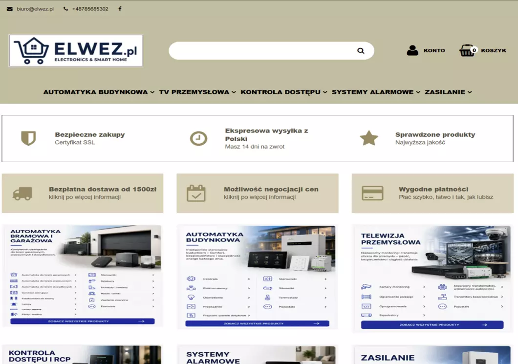Automatyka bramowa, garażowa, budynkowa | elwez.pl